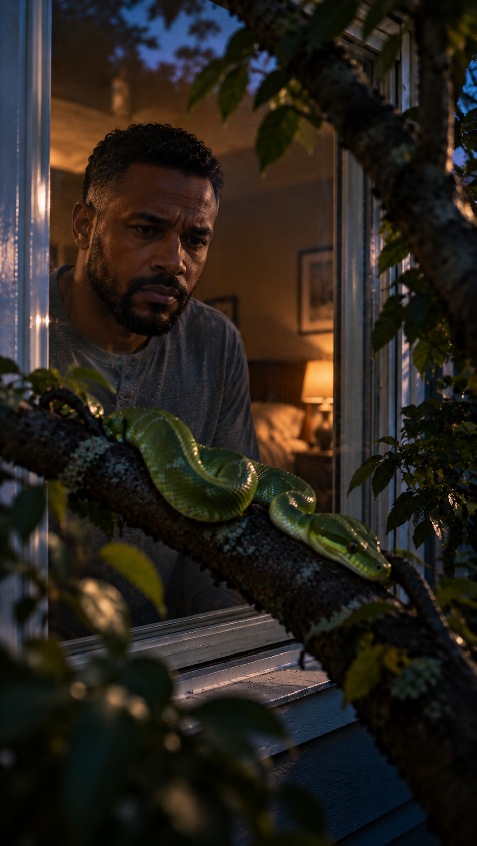 Seeing green snakes in your dreams?